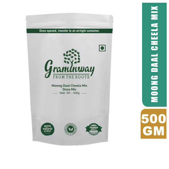 Gluten Free Moong Daal Cheela Mix | by Graminway | 17.64 Oz | 1.1 lbs