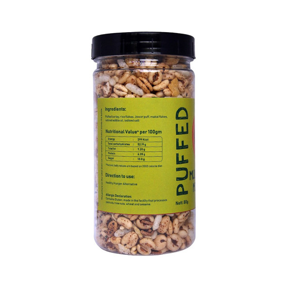Puffed Multigrain Mixture 80g | by Graminway | 2.82 Oz | 0.18 lbs