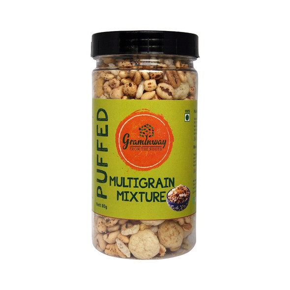Puffed Multigrain Mixture 80g | by Graminway | 2.82 Oz | 0.18 lbs