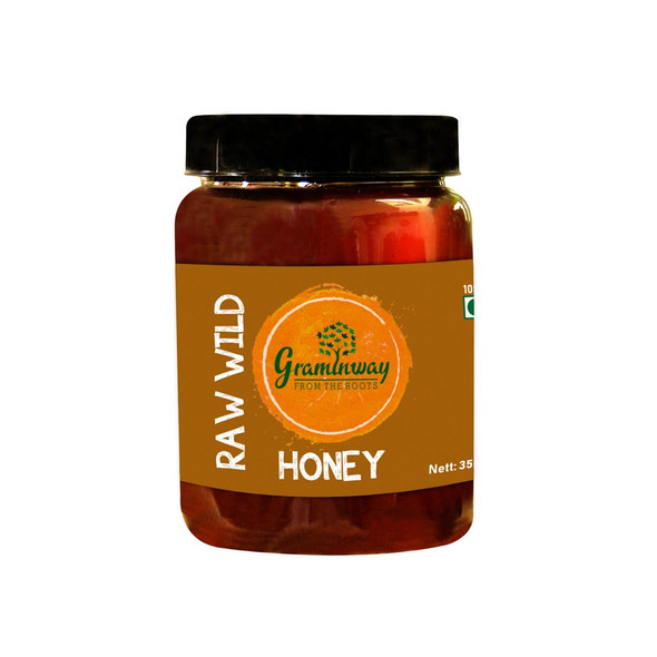 Raw Wild Honey | by Graminway | 12.35 Oz | 0.77 lbs