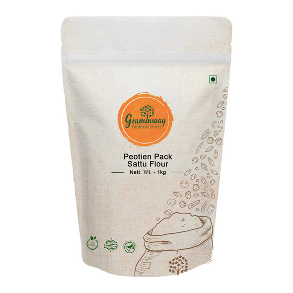 Protien Pack Sattu Flour | by Graminway | 35.27 Oz | 2.2 lbs