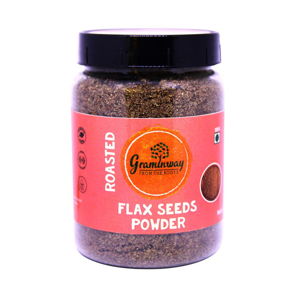 Roasted Flax Seeds Powder | by Graminway | 7.05 Oz | 0.44 lbs