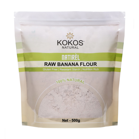 Raw Banana Flour | By Kokos Natural | 17.64 Oz | 1.1 lbs