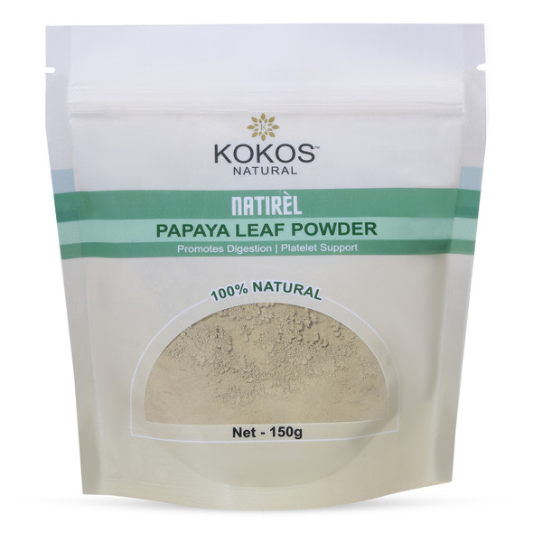Papaya Leaf Powder | By Kokos Natural | 5.29 Oz | 0.33 lbs