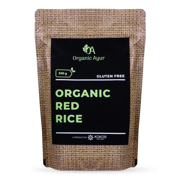 RED RICE  | By Organic Ayur | 17.64 Oz | 1.1 lbs