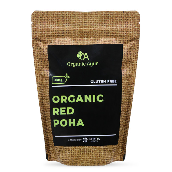 RED POHA | By Organic Ayur | 14.11 Oz | 0.88 lbs