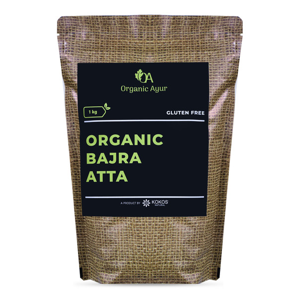 BAJRA ATTA | By Organic Ayur | 35.27 Oz | 2.2 lbs