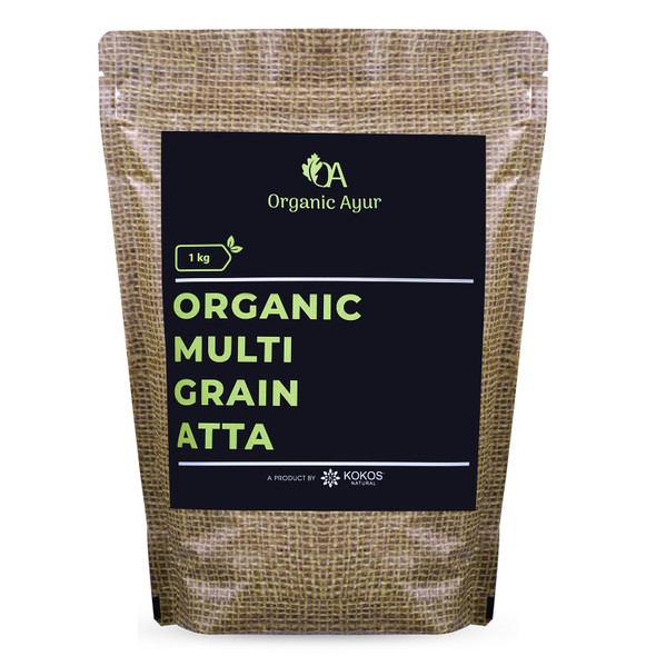 MULTI GRAIN ATTA | By Organic Ayur | 35.27 Oz | 2.2 lbs