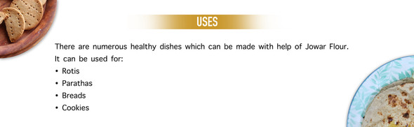 Jowar Flour (Sorghum, 1Kg Pack of 1) | By FARMUP  | 35.27 Oz | 2.2 lbs