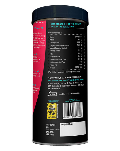 Millet Granola 450gm | By True Elements  | For USA |  14.11 Oz | 0.88 lbs