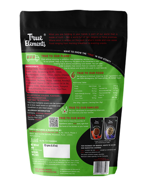 Party Mix 125gm | By True Elements  | For USA |  4.41 Oz | 0.28 lbs