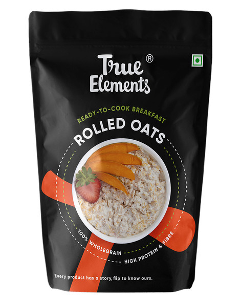 Rolled Oats Gluten Free 1000gm | By True Elements  | For USA |  35.27 Oz | 2.2 lbs