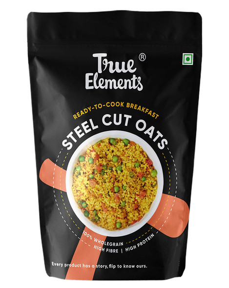 Steel Cut Oats Gluten Free 500gm | By True Elements  | For USA |  17.64 Oz | 1.1 lbs
