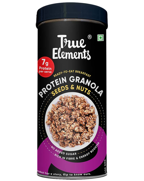 Protein Granola 450gm | By True Elements  | For USA |  15.87 Oz | 0.99 lbs