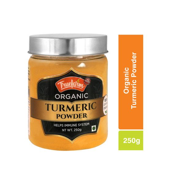 Organic Turmeric Powder 250g | By True Farm Foods | For USA | 8.82 Oz | 0.55 lbs