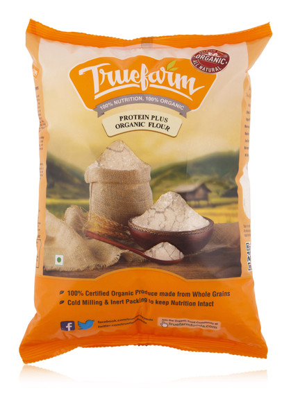 Organic Protein Plus Flour (1kg) | By True Farm Foods | For USA | 35.27 Oz | 2.2 lbs