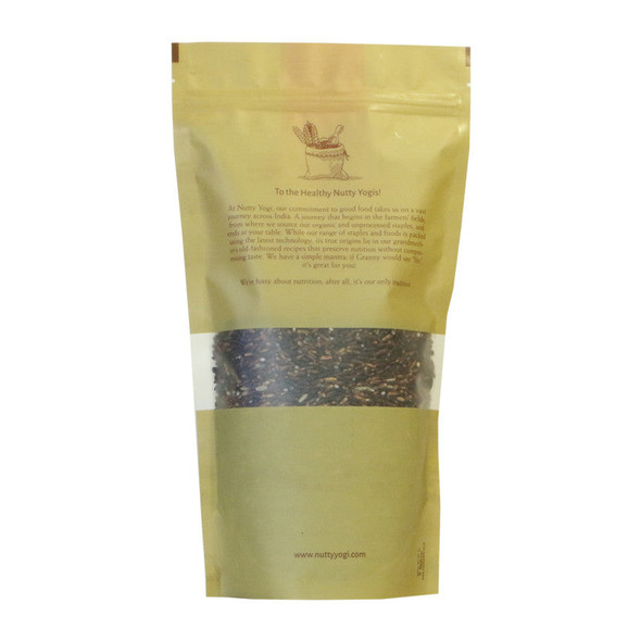 Organic Burma Black Rice | By Nutty Yogi | 17.64 Oz | 1.1 lbs