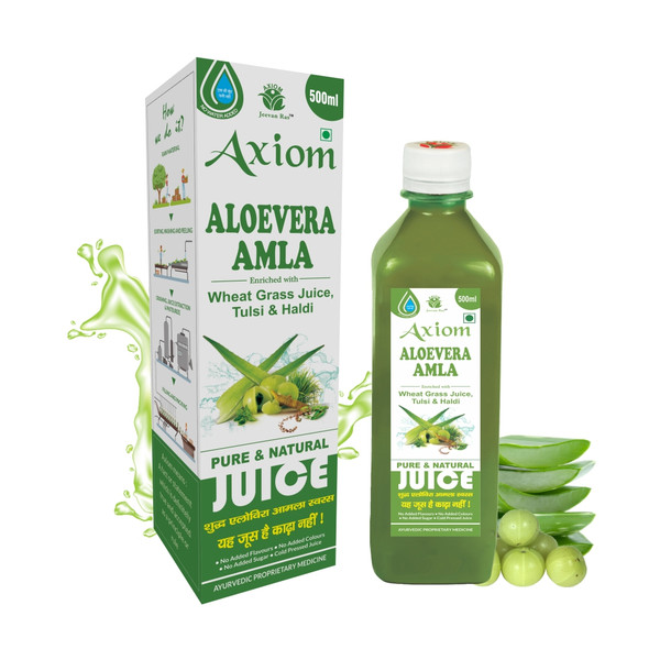 Aloevera Amla Juice 500ml (Pack of 2) | By Axiom | 33.81 fl oz | 0.26 gallon