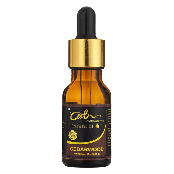Cedarwood Essential Oil (100% Pure) |By Adri Naturals | 0.51  Fl Oz | SU-TQ-MAY20