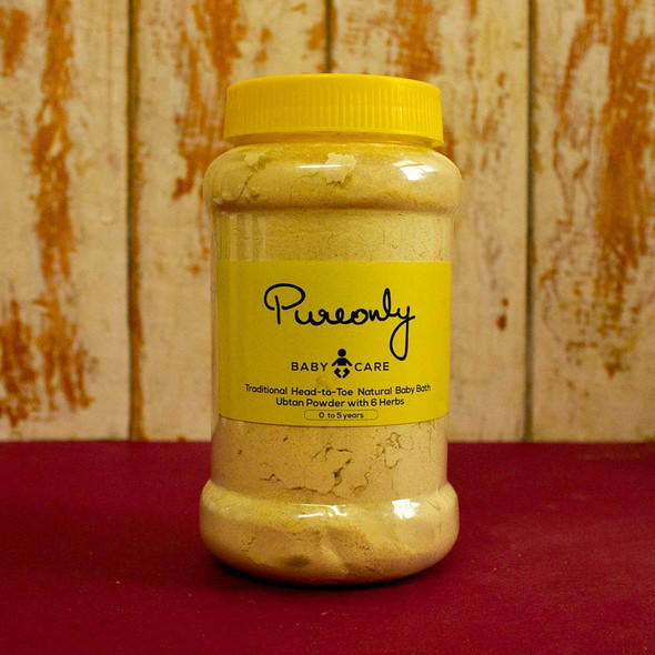 Ubtan Powder-Traditional Head-To-Toe Baby Bath |By PureOnly | 7.05 Oz | 0.44 lbs | SU-TQ-MAY20