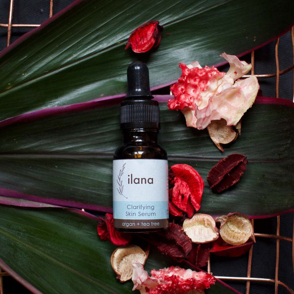 Clarifying Skin Serum (Argan & Tea Tree) |By ilana | 0.51  Fl Oz | SU-TQ-MAY20