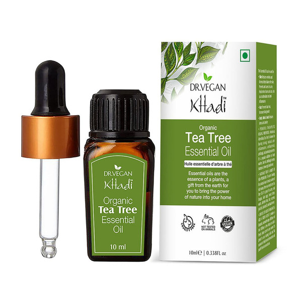Essential Oil Tea Tree (10 ml) |By Dr. Vegan | 0.34  Fl Oz | SU-TQ-MAY20