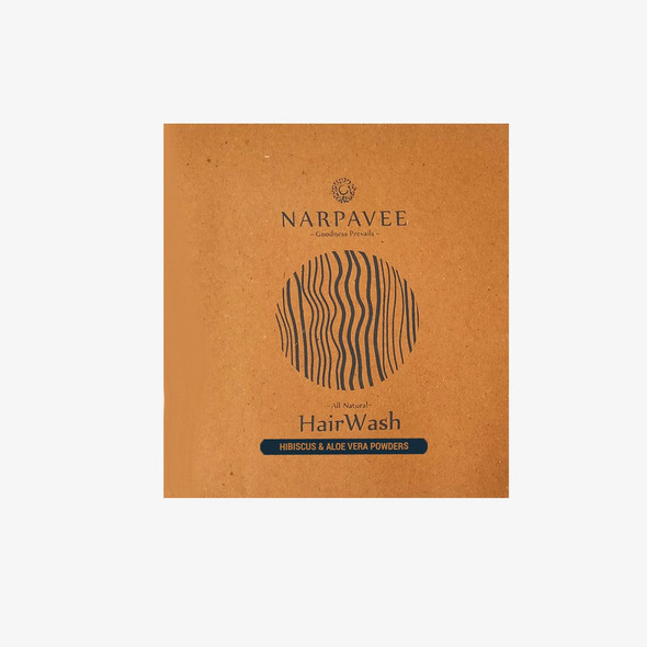 Hair Wash (Hibiscus & Aloe vera Powder) |By Narpavee | 5.29 Oz | 0.33 lbs | SU-TQ-MAY20