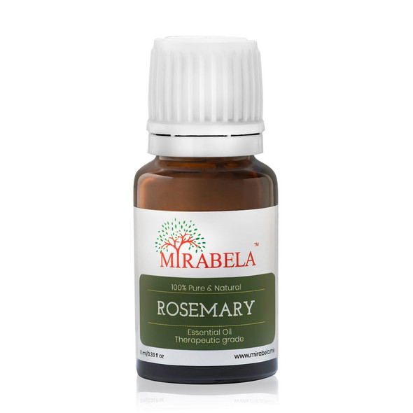 Rosemary Essential Oil |By Mirabela | 0.34  Fl Oz | SU-TQ-MAY20
