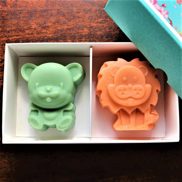 Cold Process Soaps - Animal Shaped Set of 2 |By Mrija | 5.82 Oz | 0.36 lbs | SU-TQ-MAY20