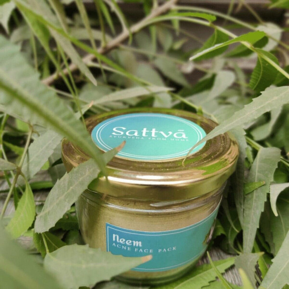 Neem Face Pack |By Sattva Herbal | 1.76 Oz | 0.11 lbs | SU-TQ-MAY20 Neem Face Pack |By Sattva Herbal | 1.76 Oz | 0.11 lbs | SU-TQ-MAY20