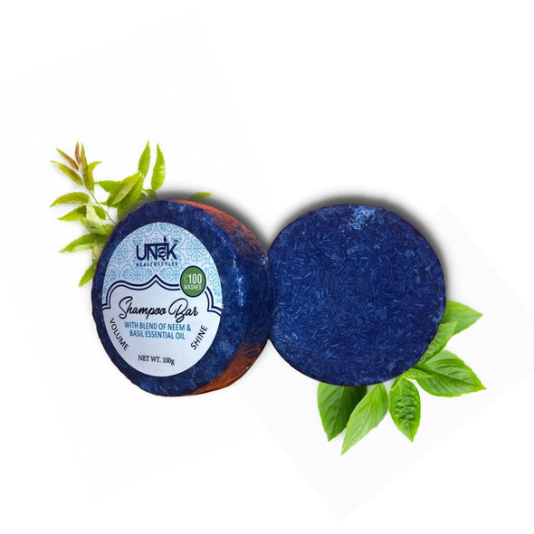 Neem & Basil Solid Shampoo Bar |By Uneek Healthstyles | 3.53 Oz | 0.22 lbs | SU-TQ-MAY20
