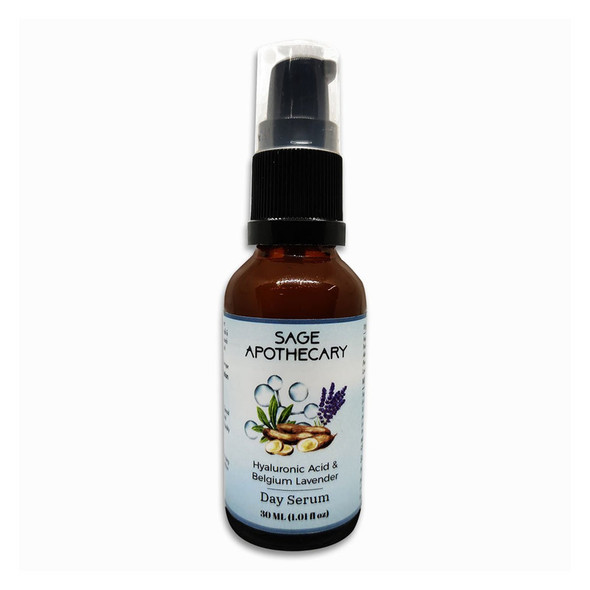 Sage Apothecary Serum (Hyaluronic Acid And Belgium Lavender) |By Seer Secrets | 1.69  Fl Oz | SU-TQ-MAY20