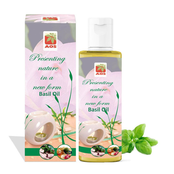 100% Pure Basil Oil |By AOS Products | 1.06 Oz | 0.07 lbs | SU-TQ-MAY20