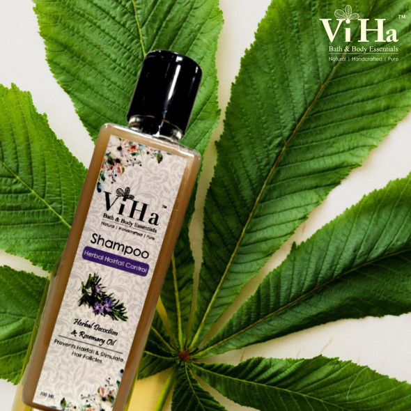Herbal Hairfall Control Shampoo |By Viha Bath & Body Essentials | 3.53 Oz | 0.22 lbs | SU-TQ-MAY20