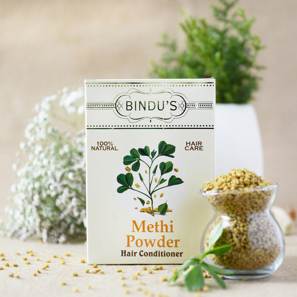 Methi Powder |By Bindu's Herbal | 3.53 Oz | 0.22 lbs | SU-TQ-MAY20