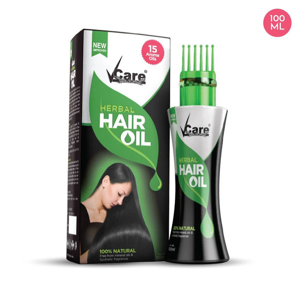 Hair Oil With Wonder Cap, 2 x 100 ml, (Pack of 2) |By VCARE | 7.05 Oz | 0.44 lbs | SU-TQ-MAY20