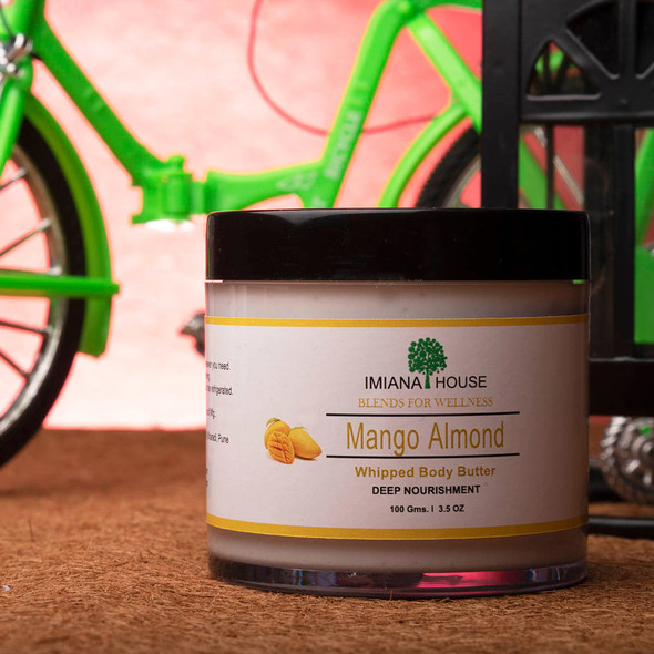 Mango Almond Whipped Body Butter (Deep Nourishment) |By IMIANA HOUSE | 3.53 Oz | 0.22 lbs | SU-TQ-MAY20