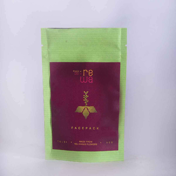 Tulsi Facepack |By Rewa | 1.76 Oz | 0.11 lbs | SU-TQ-MAY20