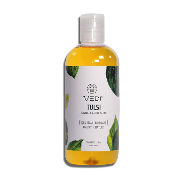 Vedi Tulsi Liquid Castile Soap |By Vedi Herbals | 7.05 Oz | 0.44 lbs | SU-TQ-MAY20