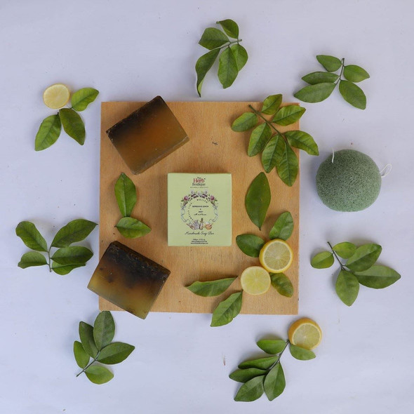 Refreshing Lemon And Mint Soap |By The Herb Boutique | 3.53 Oz | 0.22 lbs | SU-TQ-MAY20