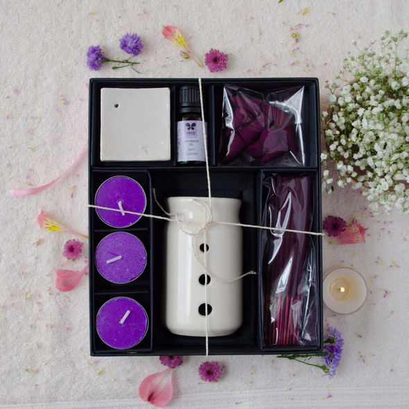 Lavender Fragrance Gift Hamper |By Iris Home Fragrances | 22.93 Oz | 1.43 lbs | SU-TQ-MAY20