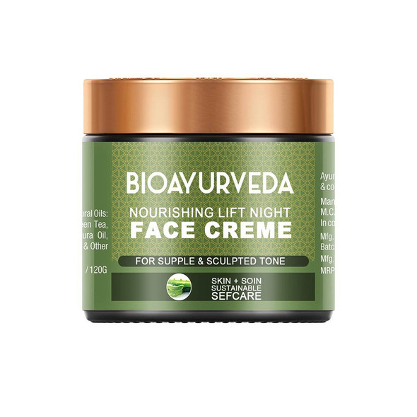 Nourishing Lift Night Face Care Cream |By BIOAYURVEDA | 4.23 Oz | 0.26 lbs | SU-TQ-MAY20