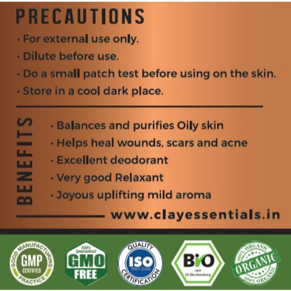 Bergamot Essential Oil (Refreshing & Encouraging) |By Clay | 0.34  Fl Oz | SU-TQ-MAY20