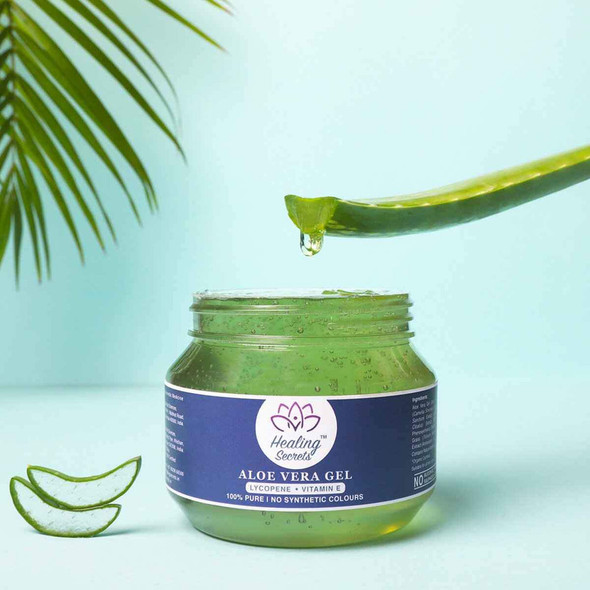 Aloe Vera Leaf Gel (100% Pure, No Synthetic Colour), 125 g |By Healing Secrets | 4.41 Oz | 0.28 lbs | SU-TQ-MAY20