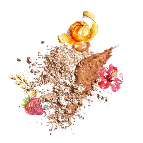 Herb n Berry (Face mask + Scrub) (Strawberry, Hibiscus & Babchi) |By Lavenza Natural Skincare | 1.01  Fl Oz | SU-TQ-MAY20