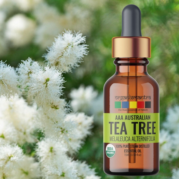 AAA Australian Tea Tree Essential Oil |By Organix Mantra | 1.94 Oz | 0.12 lbs | SU-TQ-MAY20