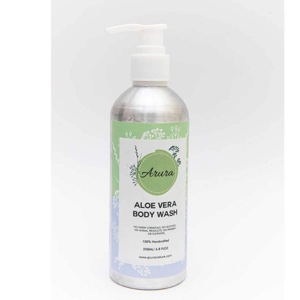 Aloe Vera Body Wash |By ARURA NATURE | 6.76  Fl Oz | 0.05  gallons | SU-TQ-MAY20
