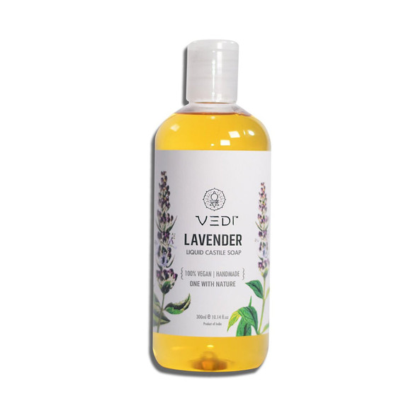 Vedi Lavender Liquid Castile Soap |By Vedi Herbals | 6.76  Fl Oz | 0.05  gallons | SU-TQ-MAY20