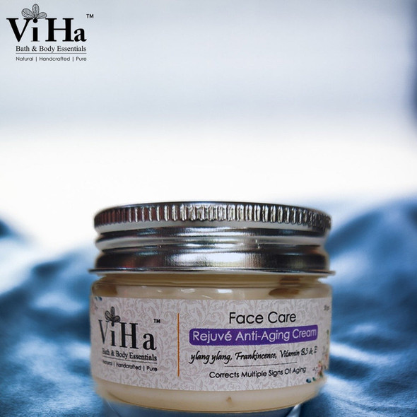 Rejuve Anti-Aging Cream |By Viha Bath & Body Essentials | 1.76 Oz | 0.11 lbs | SU-TQ-MAY20