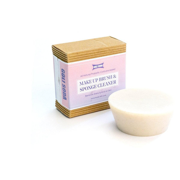 Probiotic Makeup Brush & Sponge Cleaner Soap |By Goli Soda | 6.35 Oz | 0.4 lbs | SU-TQ-MAY20 Probiotic Makeup Brush & Sponge Cleaner Soap |By Goli Soda | 6.35 Oz | 0.4 lbs | SU-TQ-MAY20